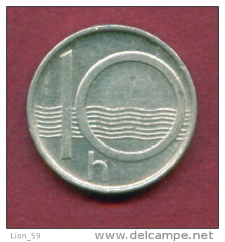 F2612 / - 10 Haleru - 1994 - Czech Republic Tschecherei République Tchèque - Coins Munzen Monnaies Monete - Czech Republic