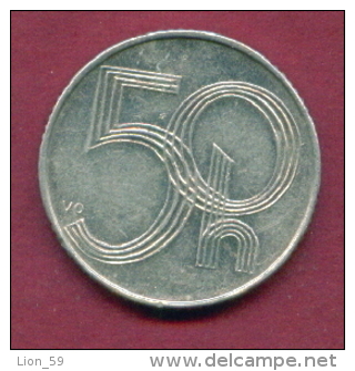 F2614 / - 50 Haleru - 1997 - Czech Republic Tschecherei République Tchèque - Coins Munzen Monnaies Monete - Tchéquie