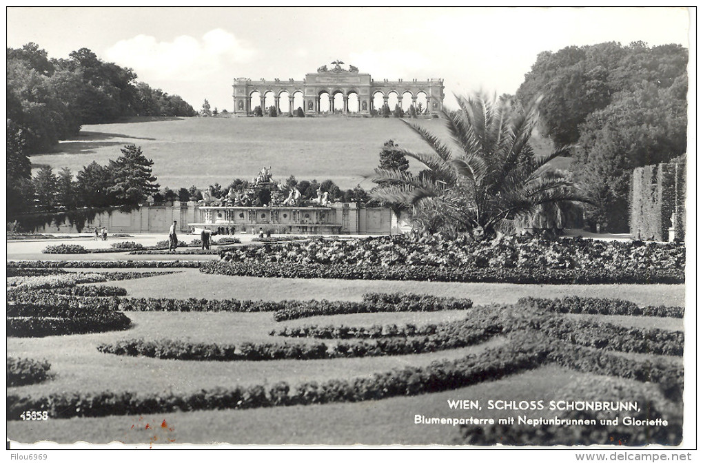 CARTE POSTALE  PHOTOGRAPHIE VERITABLE   WIEN SCHLOSS SCHONBRUNN - Château De Schönbrunn