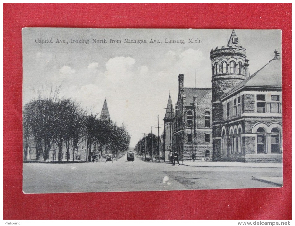 Michigan > Lansing   Capitol Avenue 1912  Cancel  Ref 1270 - Lansing