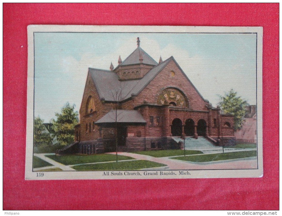 Michigan > Grand Rapids All Souls Church   1908 Cancel   Ref 1270 - Grand Rapids