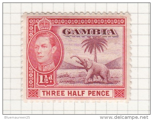 KING GEORGE VI - 1938 - Gambia (...-1964)