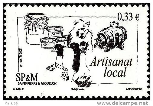 St. Pierre & Miquelon - 2008 - Local Trades And Artisanates - Mint Stamp - Ongebruikt