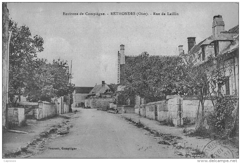 Rethondes Rue De Laillin  Bon Etat - Rethondes