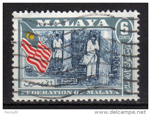 FEDERATION OF MALAYA - 1957/61 YT 80 USED - Fédération De Malaya