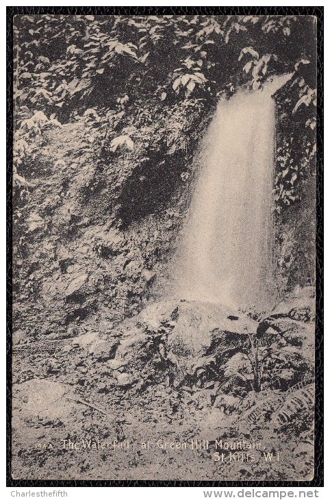 WATERFALL AT GREEN HILL MOUNTAIN St KITTS - Autres & Non Classés