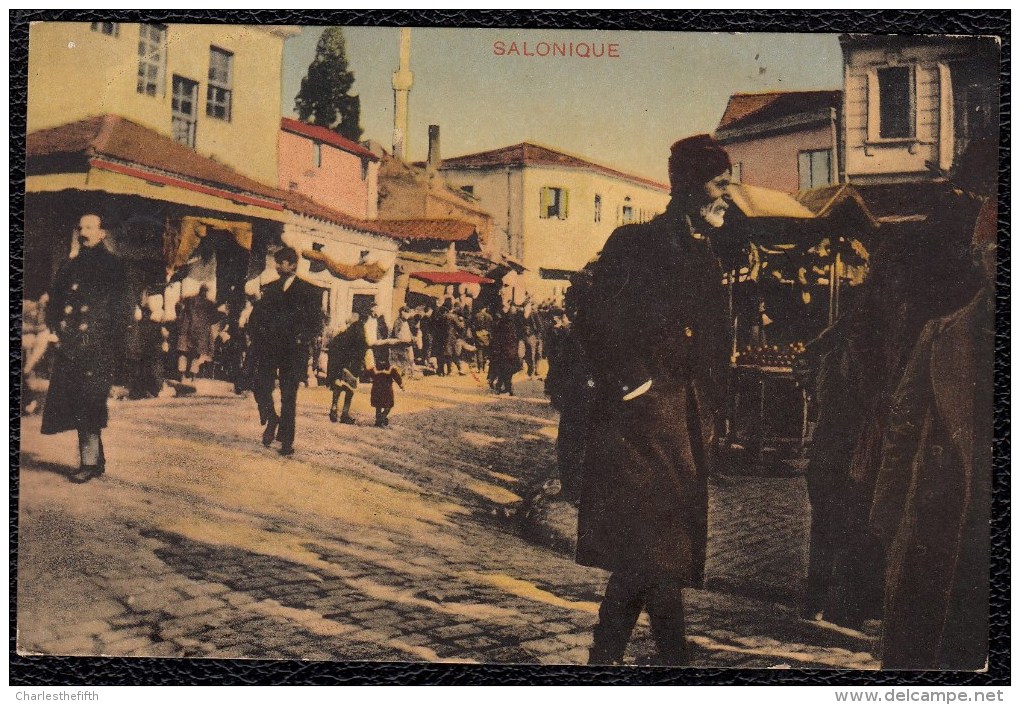 SALONIQUE MARKET 1916 - Grèce