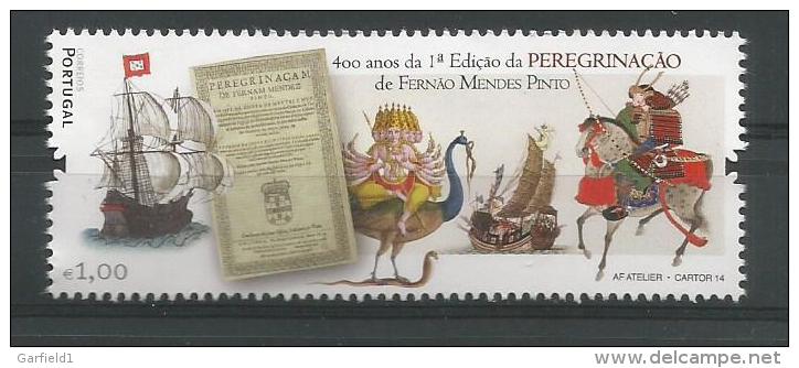 Portugal  2014 Mi.Nr. 3906 , 400 Yearsof The First Edition Of Pergrinacao - Postfrisch / MNH / Mint / (**) - Ungebraucht