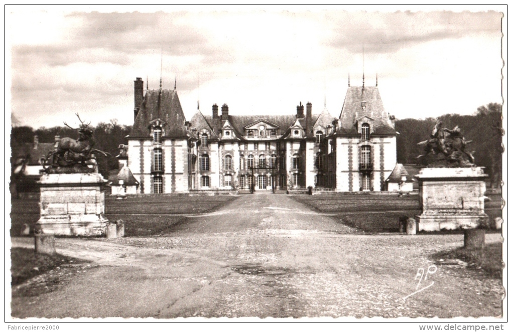 CPSM 94 (Val-de-Marne) Boissy-Saint-Léger - Chateau De Gros-Bois. La Façade Principale - Chateau De Grosbois