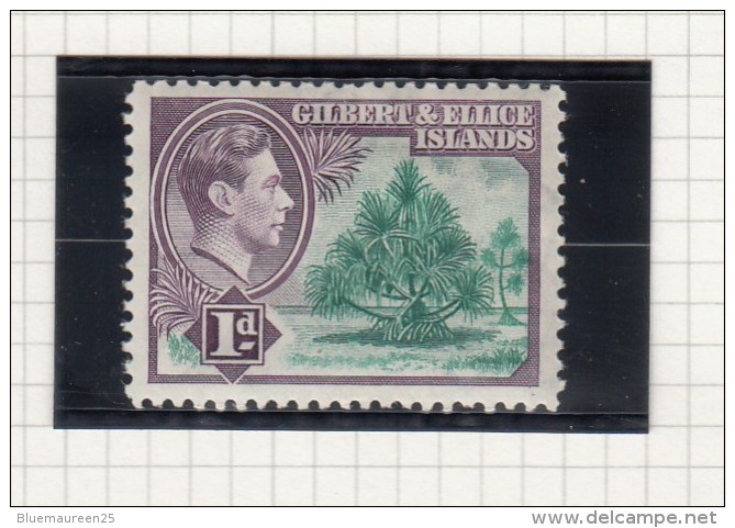 King George VI - 1939 - Gilbert & Ellice Islands (...-1979)