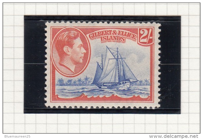 King George VI - 1939 - Gilbert & Ellice Islands (...-1979)