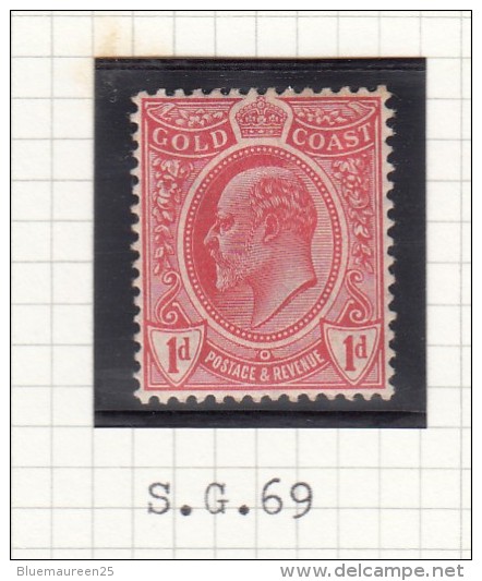 King Edward VII - 1908 - Gold Coast (...-1957)