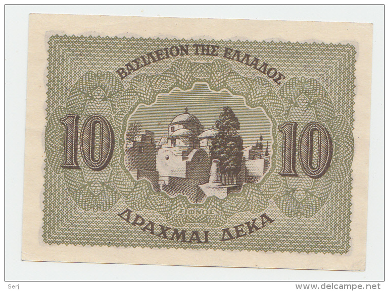 Greece 10 Drachmai 1944 UNC NEUF Banknote P 322 - Griekenland