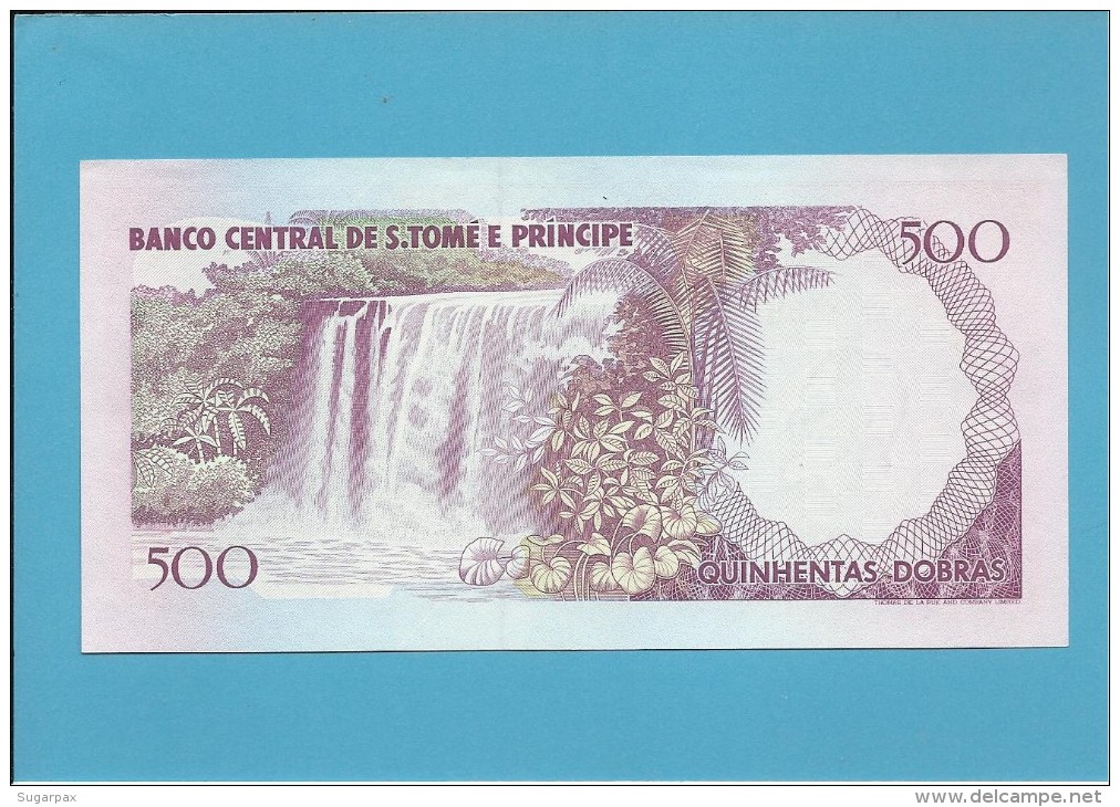 SAINT THOMAS & PRINCE - 500 DOBRAS - 26.08.1993 - UNC - P63 - REI AMADOR - Sao Tomé Et Principe