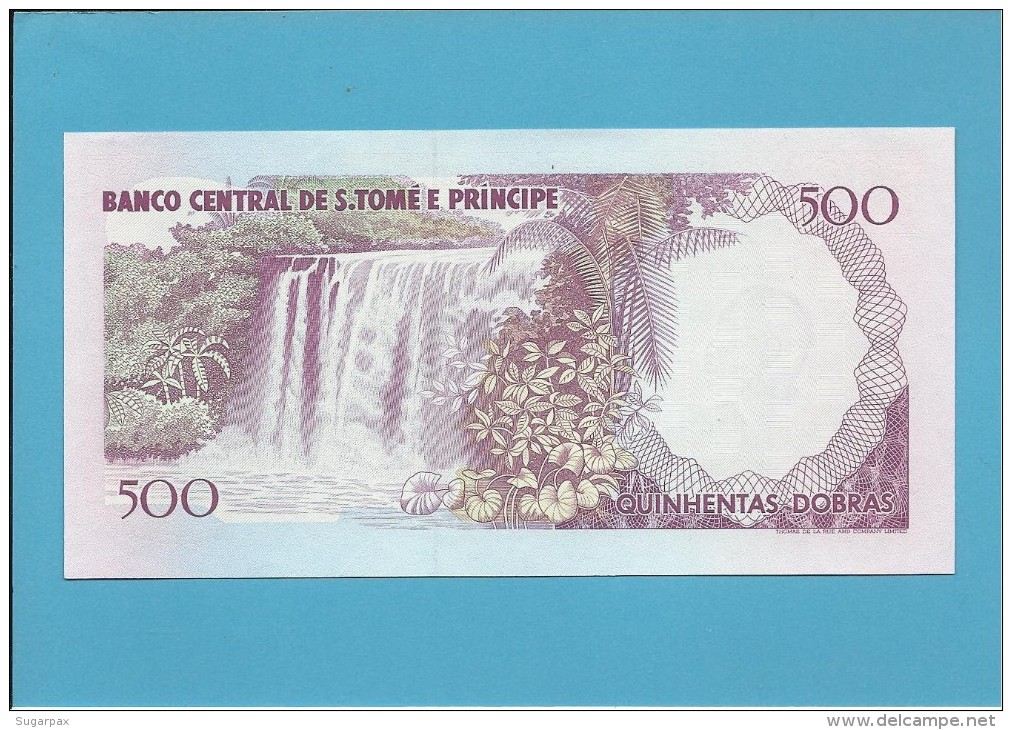 SAINT THOMAS & PRINCE - 500 DOBRAS - 26.08.1993 - UNC - P63 - REI AMADOR - Sao Tomé Et Principe