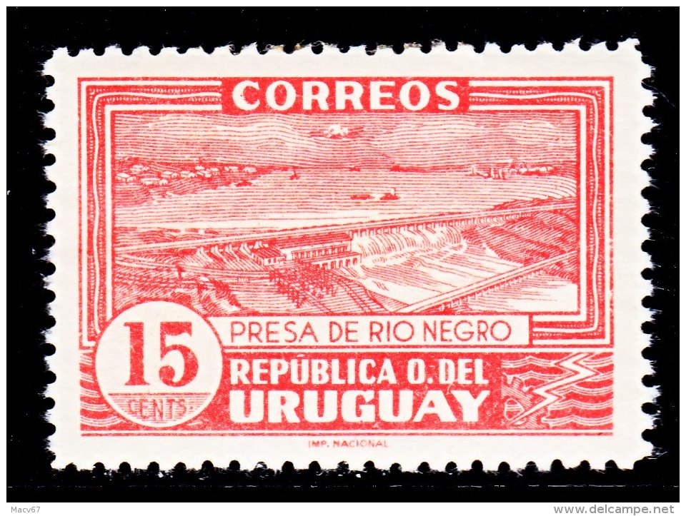 URUGUAY  486  *   WATER DAM - Uruguay