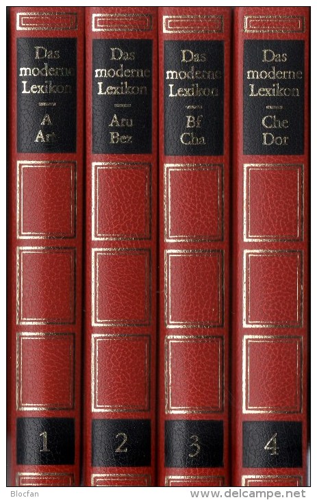 Lexika Band 1-4 A-Dor 1970 Antiquarisch 32€ Bertelsmann Moderne Lexikon In 20 Bände Wissen Der Welt In Bild Und Text - Glossaries