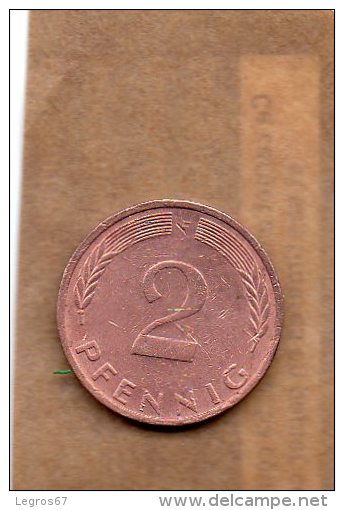 PIECE DE 2 PFENNIG 1973 F - 2 Pfennig