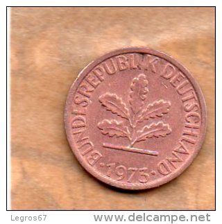 PIECE DE 1 PFENNIG 1973 D - 1 Pfennig