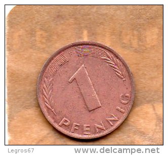 PIECE DE 1 PFENNIG 1975 F - 1 Pfennig