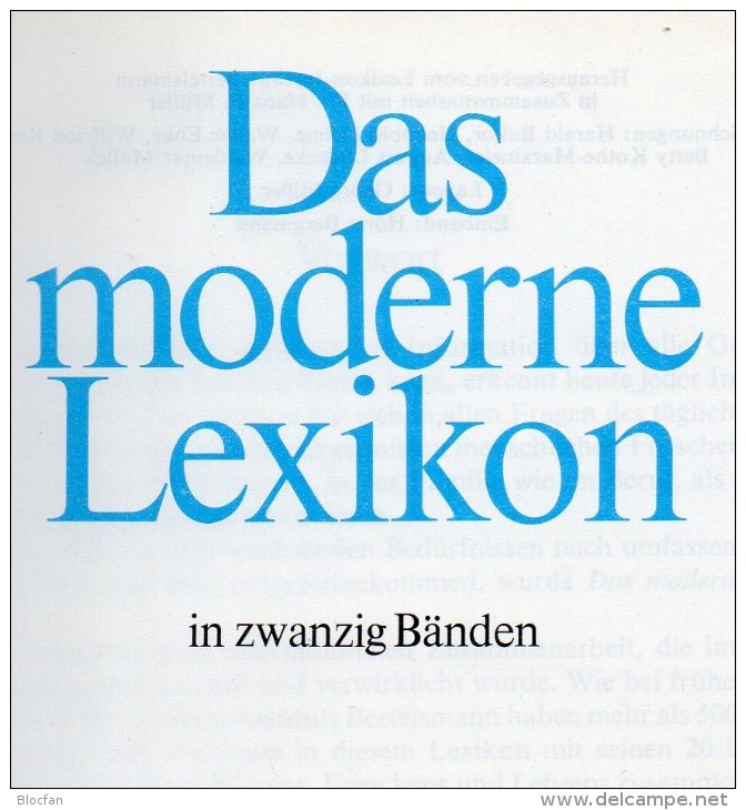 Lexika Band 17-20 Schu-Zz 1970 Antiquarisch 32€ Bertelsmann Moderne Lexikon In 20 Bände Wissen Der Welt In Bild Und Text - Lexika