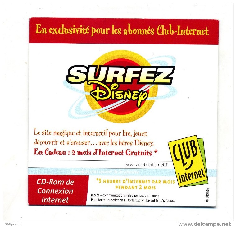 Kit Connexion Internet Club Surfez Disney - Connection Kits