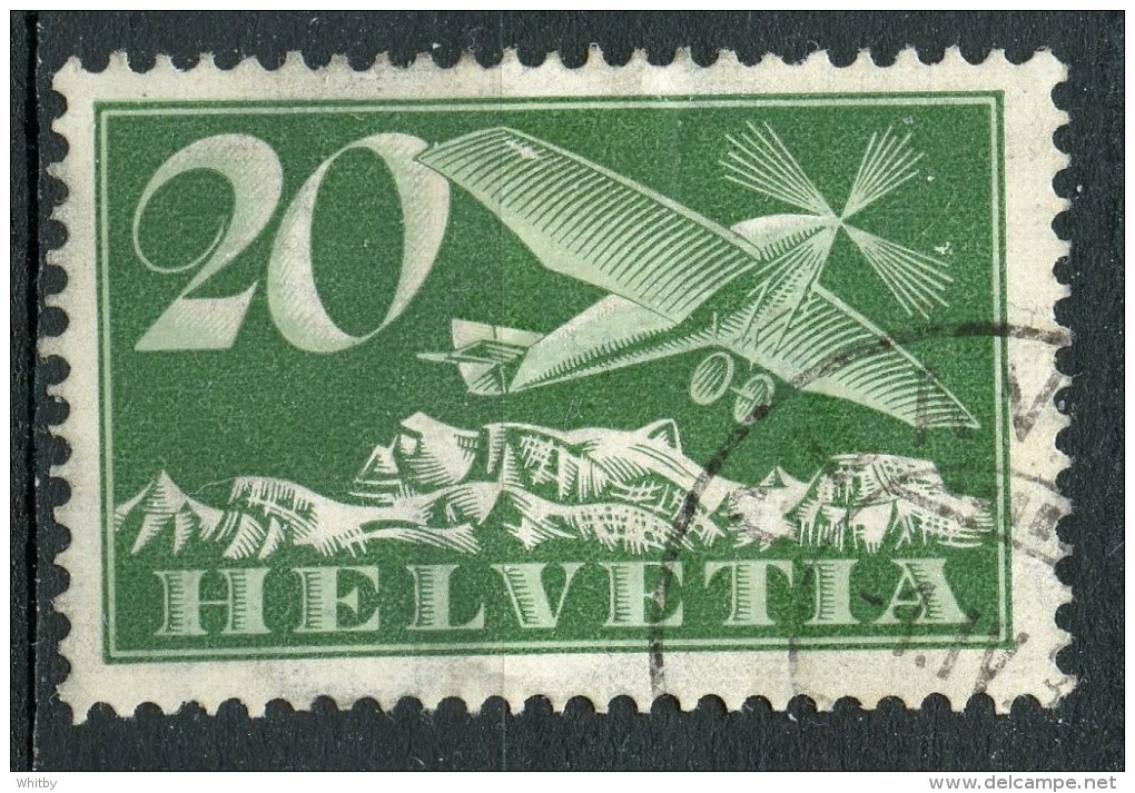 Switzerland 1925 20c Airmail Issue #C4 - Oblitérés