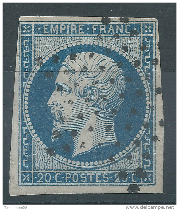 Lot N°25192    N°14A, Oblit étoile Muette De PARIS - 1853-1860 Napoleone III