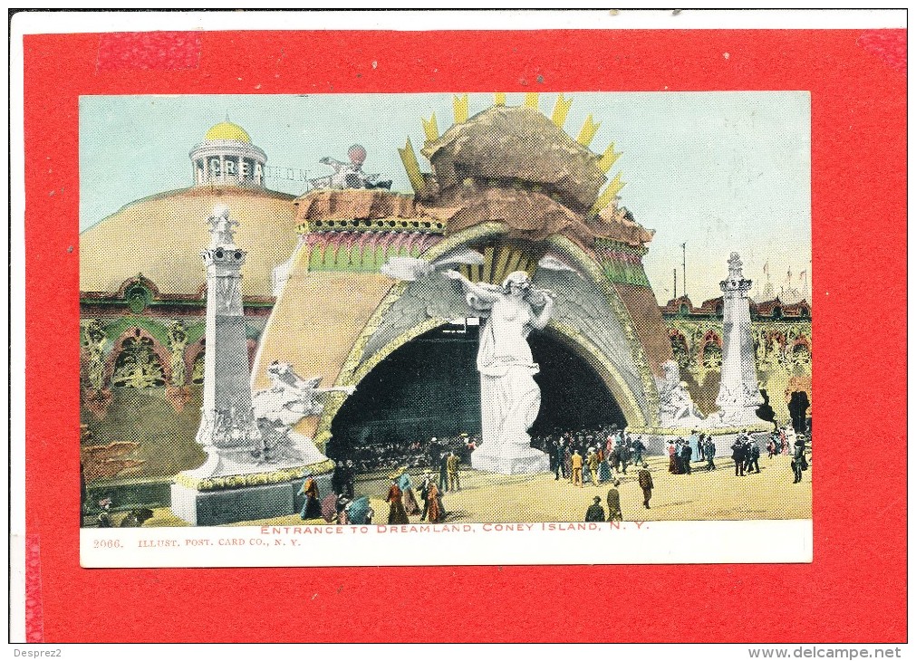 CONEY ISLAND NEW YORK Cpa Fete Foraine Luna Park   2066 Illustrated Post Card C O N Y - Brooklyn