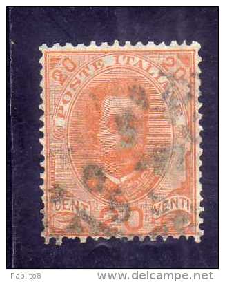 ITALY KINGDOM ITALIA REGNO 1891 - 1896 EFFIGIE RE VITTORIO EMANUELE II CENTESIMI 20 CENT. USATO USED - Ongebruikt