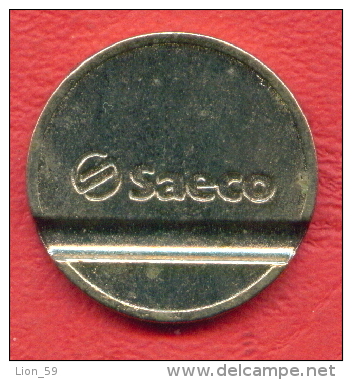 F2434 / - SAECO -  Italian Manufacturer Of Espresso Machines -  24 Mm - Jeton Token  Gettone - Italia Italy Italie I - Professionals/Firms