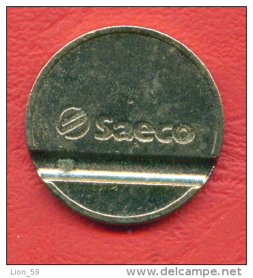 F2434 / - SAECO -  Italian Manufacturer Of Espresso Machines -  24 Mm - Jeton Token  Gettone - Italia Italy Italie I - Professionnels/De Société