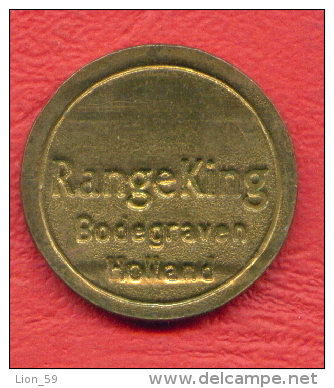 F2440 / - RANGE KING BODEGRAVEN HOLLAND - (Machine Tokens)- 23 Mm - Jeton Token  Gettone - Netherlands Nederland - Casino