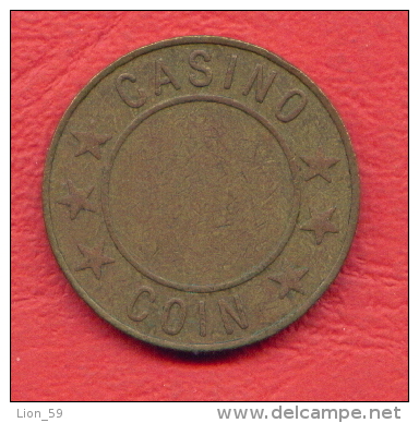 F2443 / - CASINO - F - CASINO COIN - 24 Mm - Jeton Token  Gettone - Bulgaria Bulgarie Bulgarien Bulgarije - Casino