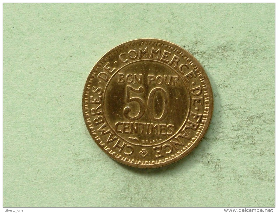 1921 - 50 Cent Chambres De Commerce Industrie / KM 884 ( Uncleaned - For Grade, Please See Photo ) ! - Autres & Non Classés