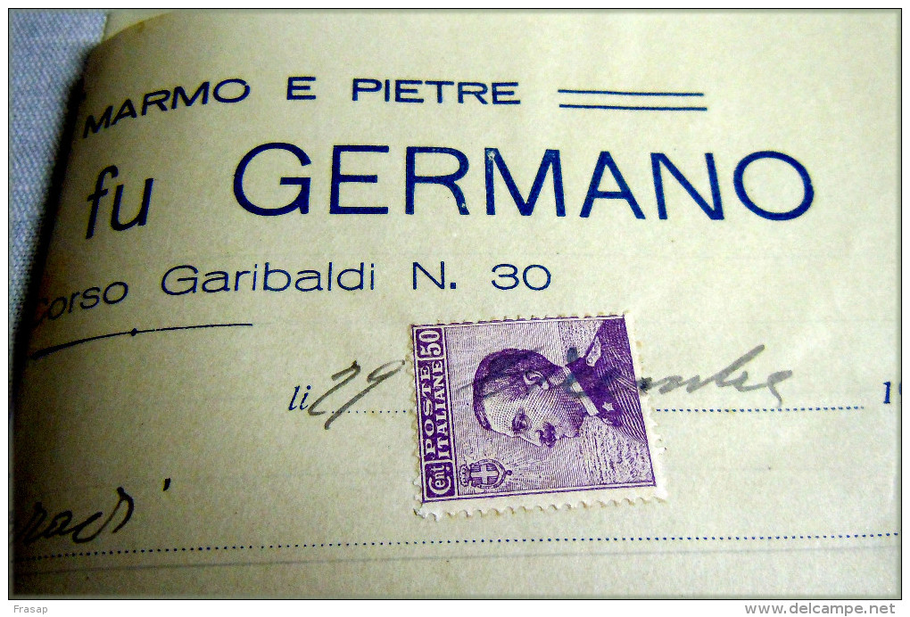 STORIA POSTALE --FRANCOBOLLO USO FISCALE CON ANNULLO  -----RARA - Pacchi Postali