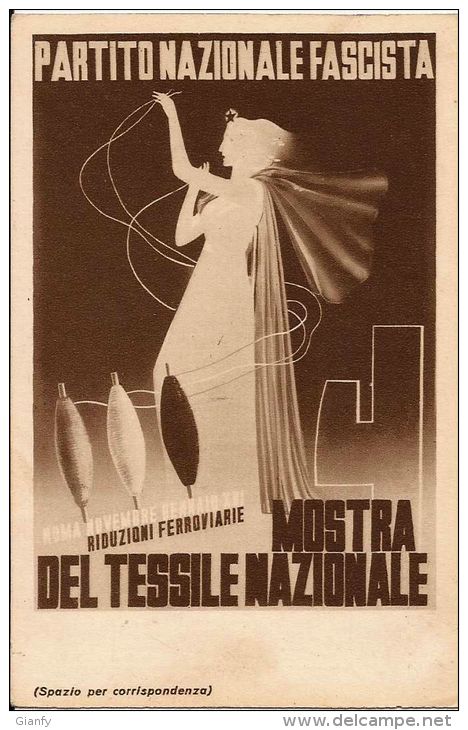 FASCISMO MOSTRA DEL TESSILE NAZIONALE ROMA 1937 - Fairs