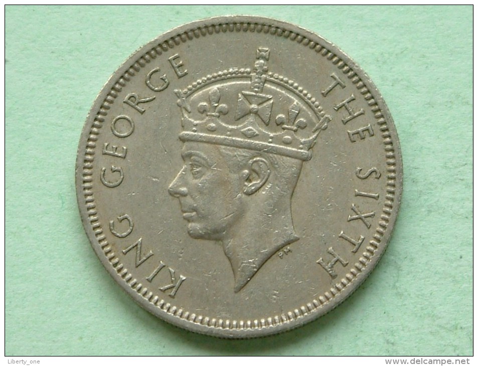 1951 - 50 Cents / KM 27.1 ( Uncleaned Coin / For Grade, Please See Photo ) !! - Hongkong