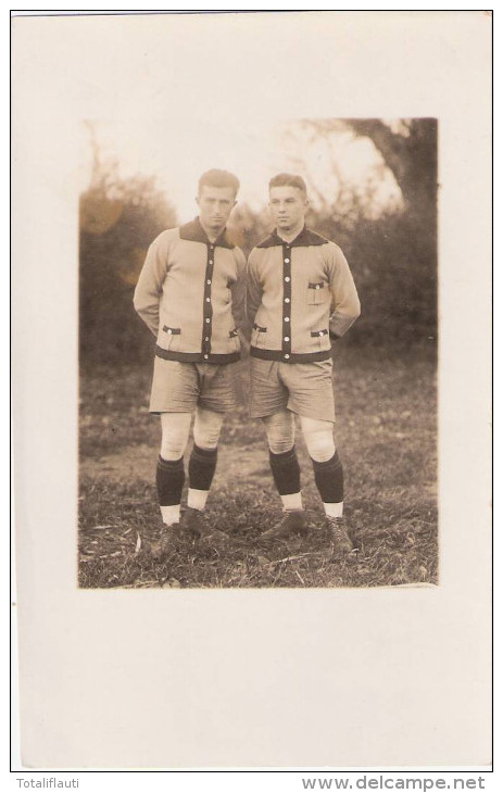 ZÖRBIG Sachsen Hand Ballspieler Gebrüder Gold Um 1925 Private Fotokarte Top-Erhaltung - Zörbig