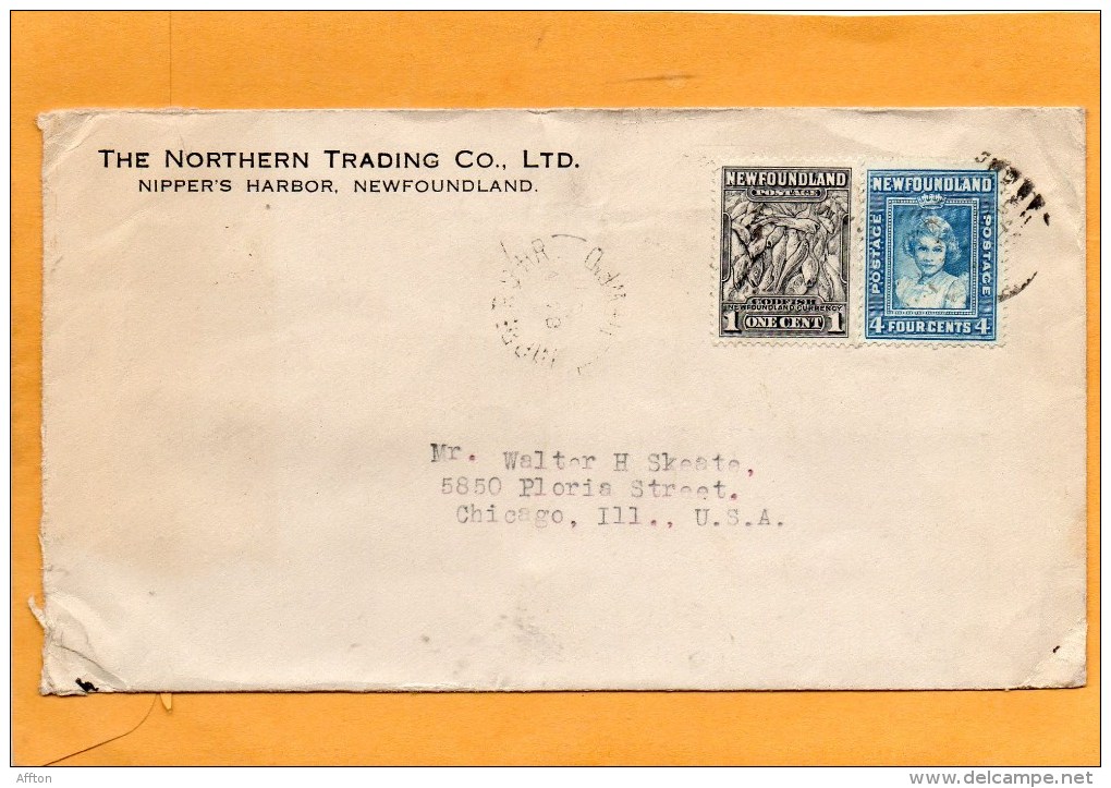 Newfoundland Old Cover Mailed - 1908-1947