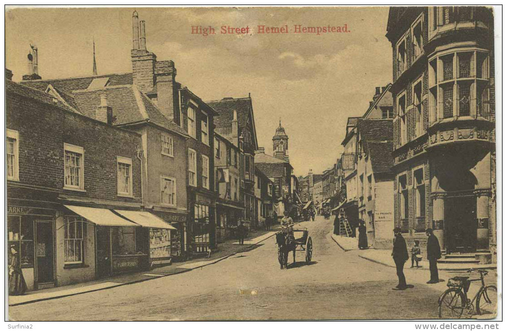 HERTS - HEMEL HEMPSTEAD HIGH STREET - ANIMATED Ht181 - Hertfordshire