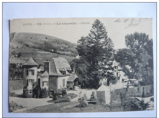 AR198. CPA CANTAL CHATEAU DE LA CHEYRELLE DIENNE - Autres & Non Classés