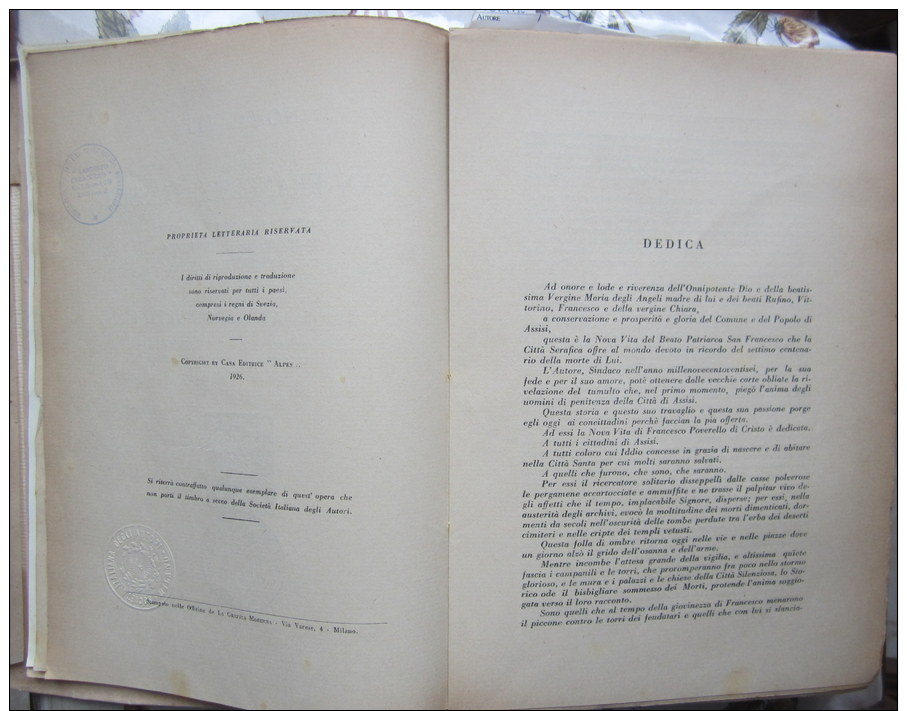 Francesco D'Assisi, Vita Nova Di .... - Libri Antichi