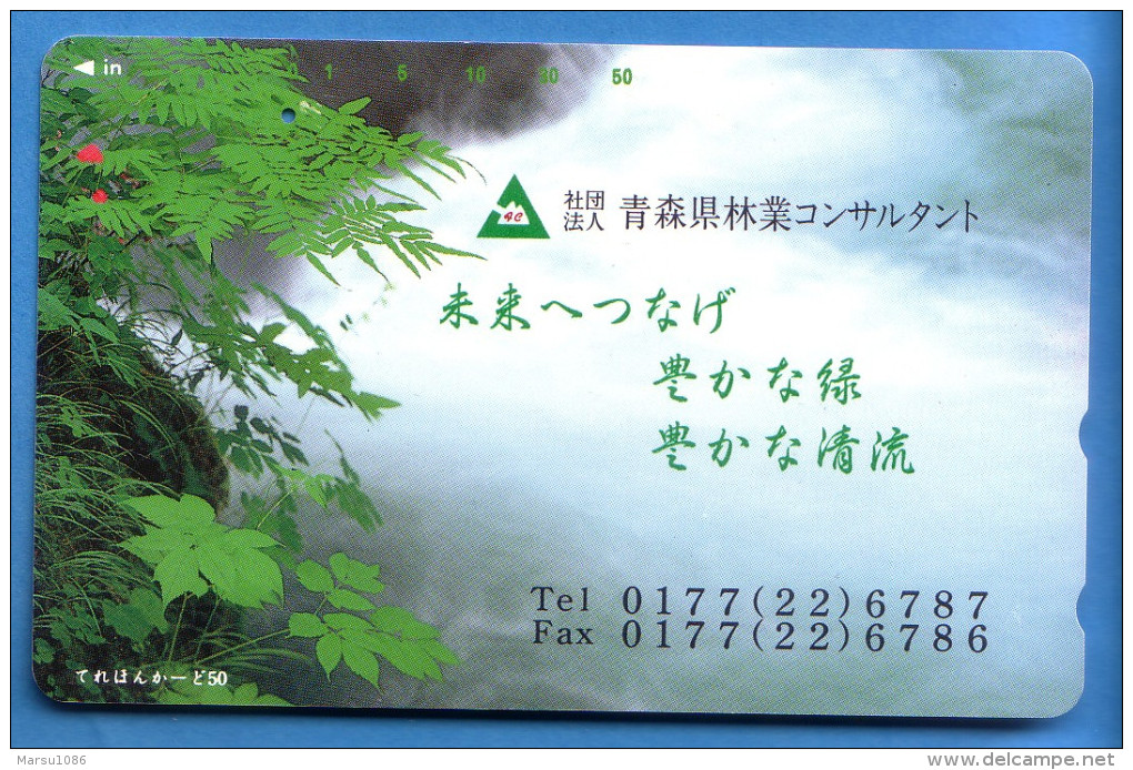 Japan Japon Télécarte Telefonkarte  Phonecard Nr. 110  - 187 - Volcanos