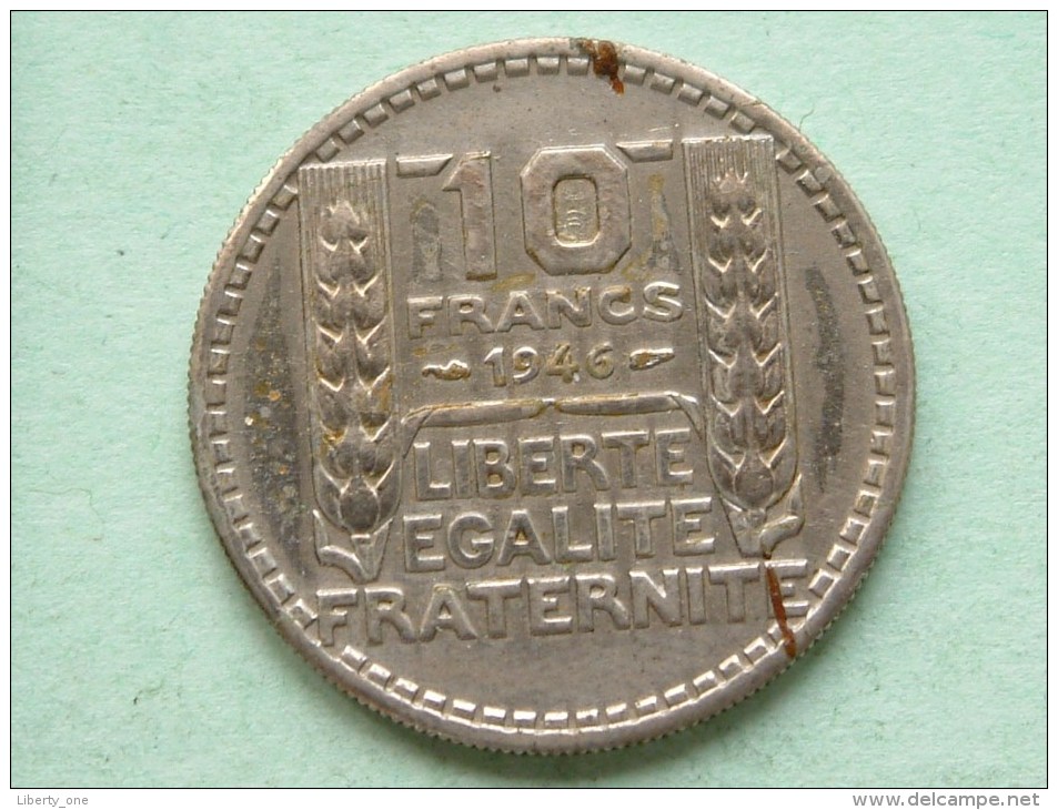 1946 - 10 Francs / KM 908.1 ( For Grade, Please See Photo ) !! - Autres & Non Classés