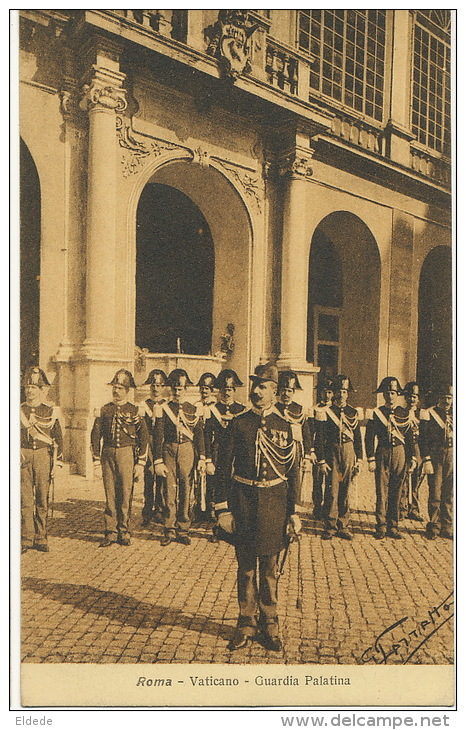 3 Cartes Vatican Gendarmes Garde Palatine  3 Cards - Vaticano