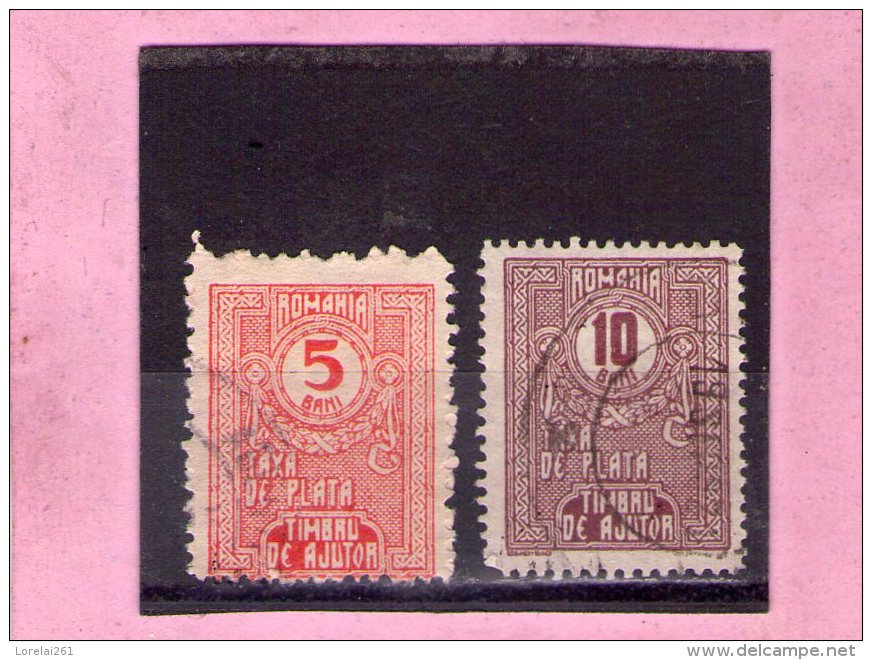 1920 - Timbres TAXE  - Mi No 9/10 Et Yv No 67/68  AUSGABEN - Portomarken