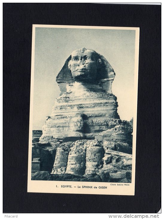 46949   Egitto,    Le Sphinx De Giseh,  NV - Gizeh