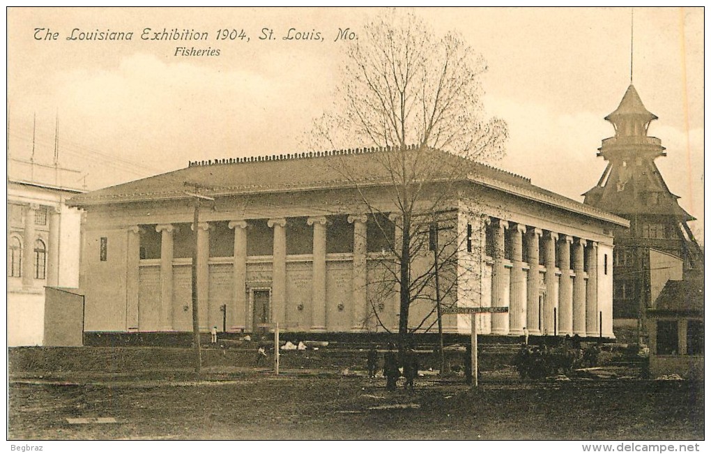 SAINT LOUIS   LOUISIANA EXIBITION 1904      FISHERIES    ARCHITECTURE - St Louis – Missouri