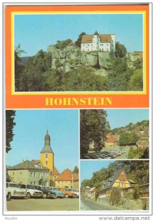 Hohnstein - With Old Cars Trabant And Volkswagen Golf ... - Hohnstein (Saechs. Schweiz)